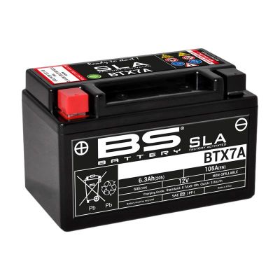 BS Battery YTX7A / BTX7A Accu Onderhoudsvrij