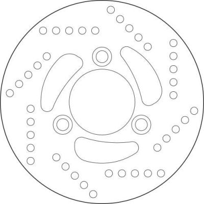 Brembo Remschijf 68B40714 - Front and Rear - Serie Oro Fixed Disc