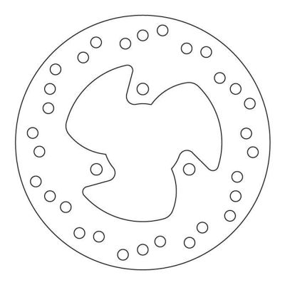 Brembo Remschijf 68B40717 - Front and Rear - Serie Oro Fixed Disc