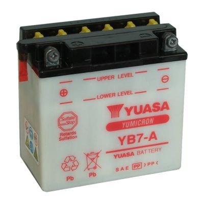 Yuasa YB7-A Accu Conventioneel Zonder Accuzuur