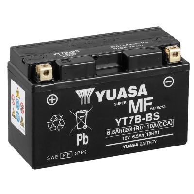 Yuasa YT7B / YT7B-BS Accu Onderhoudsvrij